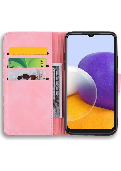 Samsung Galaxy A15 4g Kılıf Cüzdanlı Deri Telefon Kılıfı (Yurt Dışından)
