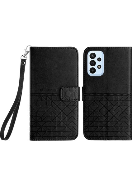 Samsung Galaxy A33 5g Mikrofiber Deri Telefon Kılıfı Stand Cüzdanı (Yurt Dışından)