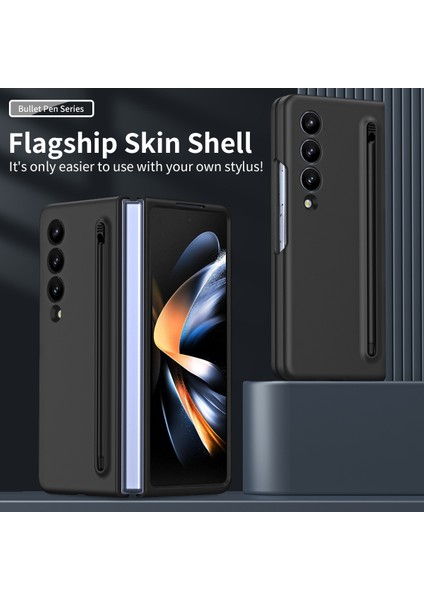 Samsung Galaxy Z Fold4 5g Kılıf Kılıf Pen Kauçuk Pc Katlanır Telefon Kapağı (Yurt Dışından) fiyatları