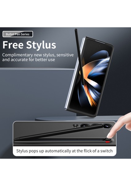 Samsung Galaxy Z Fold4 5g Kılıf Kılıf Pen Kauçuk Pc Katlanır Telefon Kapağı (Yurt Dışından) modelleri
