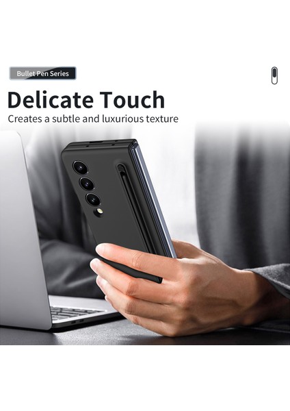 Samsung Galaxy Z Fold4 5g Kılıf Kılıf Pen Kauçuk Pc Katlanır Telefon Kapağı (Yurt Dışından) indirimleri