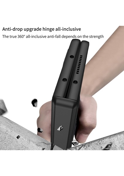 Samsung Galaxy Z Fold5 5g Kapak Koruma Kabuğu Kickstand Pc Kılıfı Önlem Ön Ekran Filmi ile Koruma Kabuğu (Yurt Dışından) fiyatları