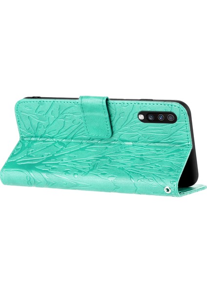 Samsung Galaxy A50 / A50S / A30'LAR Deri Kasa Cüzdan Stand Anti Drop Telefon Kapağı (Yurt Dışından)