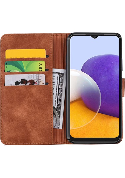 Samsung Galaxy A15 4g Kılıf Cüzdanlı Deri Telefon Kılıfı (Yurt Dışından)