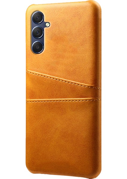 Samsung Galaxy M34 5g / F34 5g Cep Telefonu Kapağı Pu Deri Kaplamalı Pc Koruyucu Kılıf Çift Kart Yuvaları (Yurt Dışından)