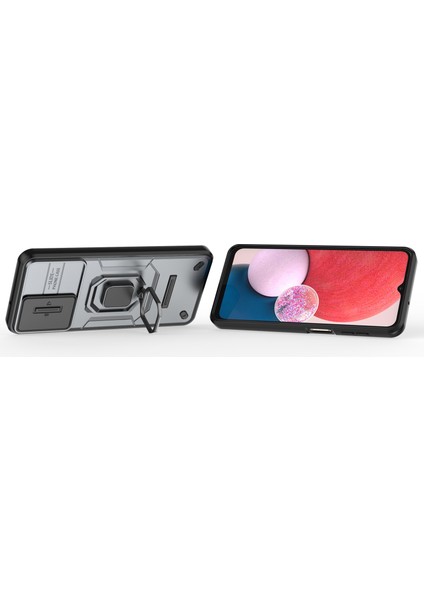 Samsung Galaxy A13 Case Pc+Tpu Kickstand Telefon Kapağı Slayt Kamera Kapağı (Yurt Dışından)