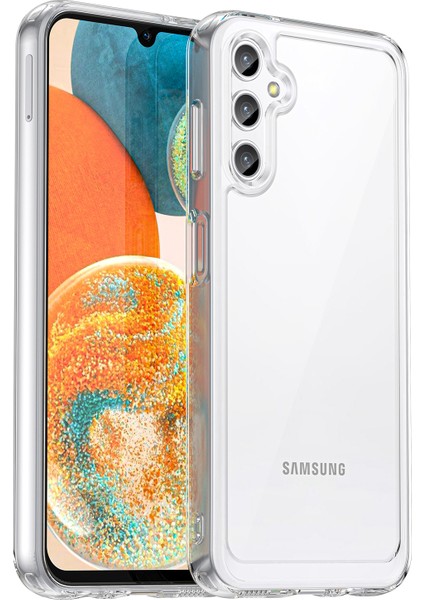 Samsung Galaxy A14 4g Elektrokaplama Düğmeleri ile Telefon Kapağı Temizle (Yurt Dışından)