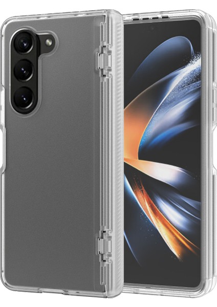Samsung Galaxy Z Fold5 5g Case Case Menteşe Koruma Mat Telefon Kapağı Evcil Hayvan Filmi (Yurt Dışından)
