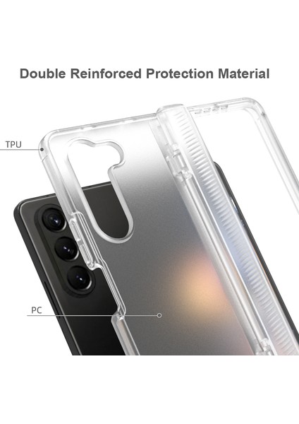 Samsung Galaxy Z Fold5 5g Case Case Menteşe Koruma Mat Telefon Kapağı Evcil Hayvan Filmi (Yurt Dışından) indirimleri