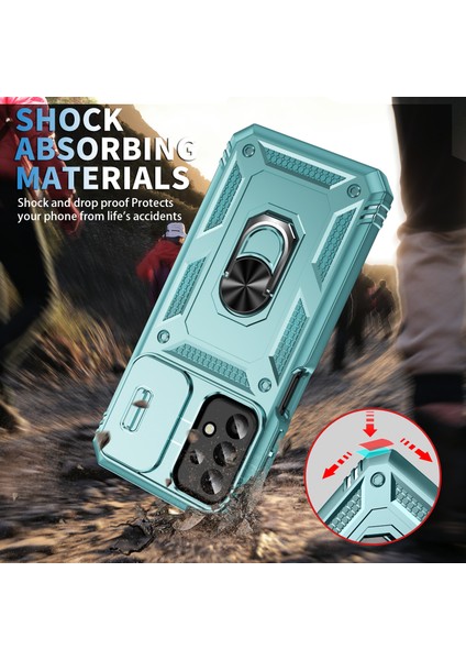 Samsung Galaxy A23 4g / 5g Pc+Tpu Kickstand Case Card Tutucu Telefon Kabuğu (Yurt Dışından) fiyatları