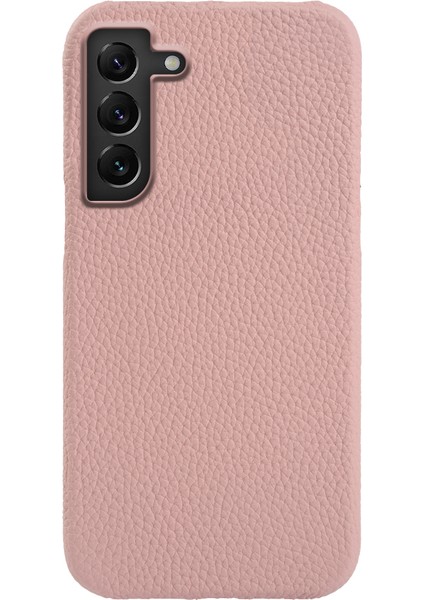 Samsung Galaxy S22 5g Litchi Doku Manyetik Telefon Kılıfı Çizgiye Karşı Çizgiye Karşı Geri Inek Deri+Pc Kapağı (Yurt Dışından)