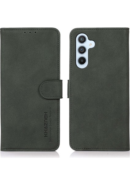 Samsung Galaxy A15 4g Case Pu Deri Deri Cüzdan Anti-Drop Telefon Stand Kapağı (Yurt Dışından)