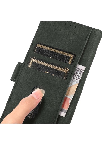 Samsung Galaxy A15 4g Case Pu Deri Deri Cüzdan Anti-Drop Telefon Stand Kapağı (Yurt Dışından)