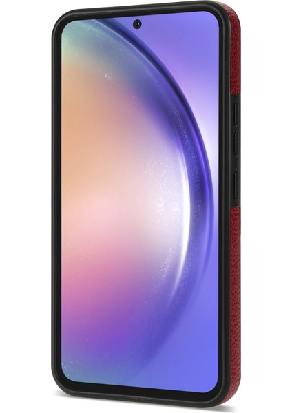 Samsung Galaxy S23 Fe Parmak Yüzüğü Kickstand Telefon Kasası Pu Deri+Tpu Kart Tutucu Kapağı (Yurt Dışından) fiyatları