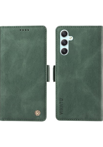 Samsung Galaxy A34 5g Cilt Dokunuşu Telefon Kasası Kapağı Standı Kabuklu Pu Deri Cüzdan (Yurt Dışından)