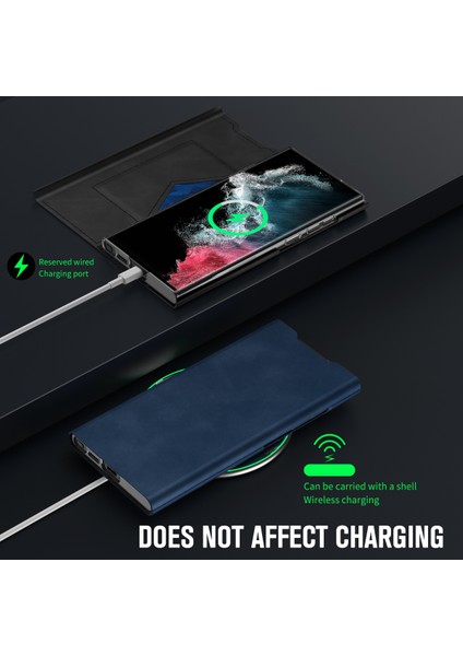 Samsung Galaxy S22 Ultra 5g Kart Tutucu Stand Nappa Doku Pu Deri + Pc Telefon Kapağı (Yurt Dışından) fiyatları