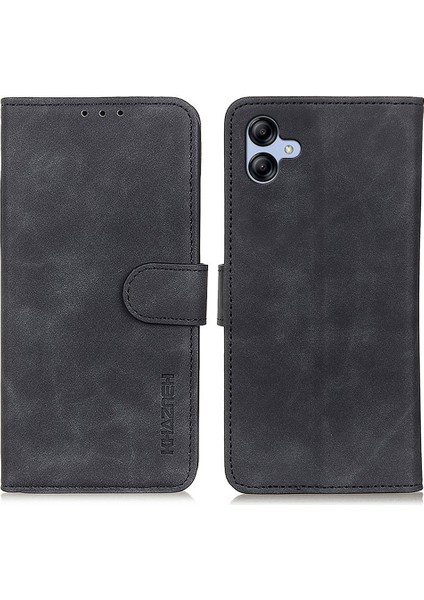 Samsung Galaxy A05 4g Case Pu Deri Retro Doku Stand Telefon Kapağı (Yurt Dışından)