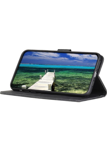 Samsung Galaxy A05 4g Case Pu Deri Retro Doku Stand Telefon Kapağı (Yurt Dışından)