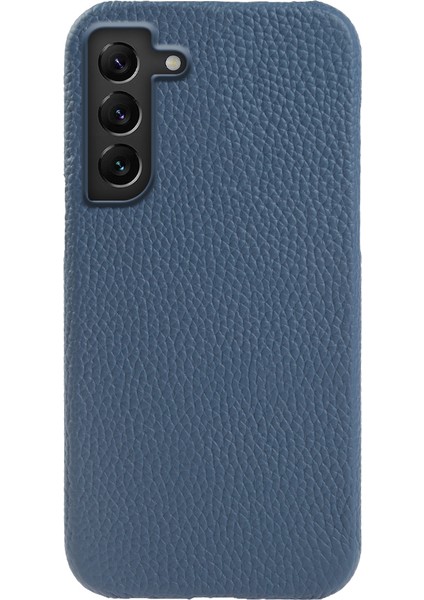 Samsung Galaxy S22 5g Litchi Doku Manyetik Telefon Kılıfı Çizgiye Karşı Çizgiye Karşı Geri Inek Deri+Pc Kapağı (Yurt Dışından)