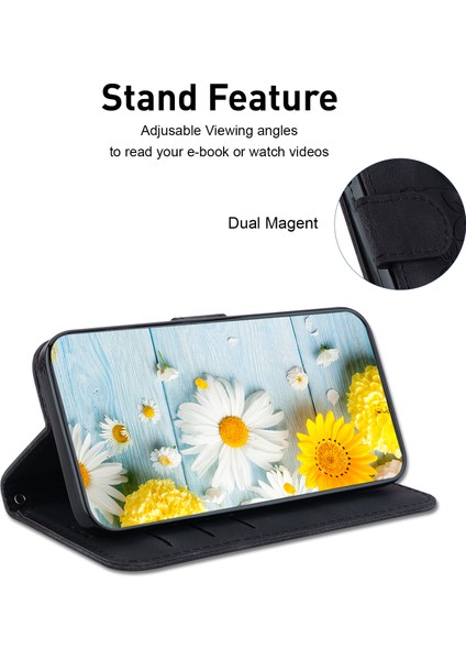 Samsung Galaxy M34 5g / F34 5g Deri Cüzdan Kılıfı Stand Telefon Kapağı (Yurt Dışından)