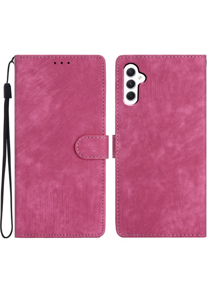 Samsung Galaxy A05S 4g Case Cilt Touch Hissed Hissed Pu Deri Telefon Kapağı (Yurt Dışından)