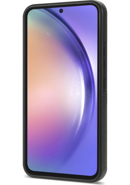 Samsung Galaxy S23 Fe Parmak Yüzüğü Kickstand Telefon Kasası Pu Deri+Tpu Kart Tutucu Kapağı (Yurt Dışından) fiyatları