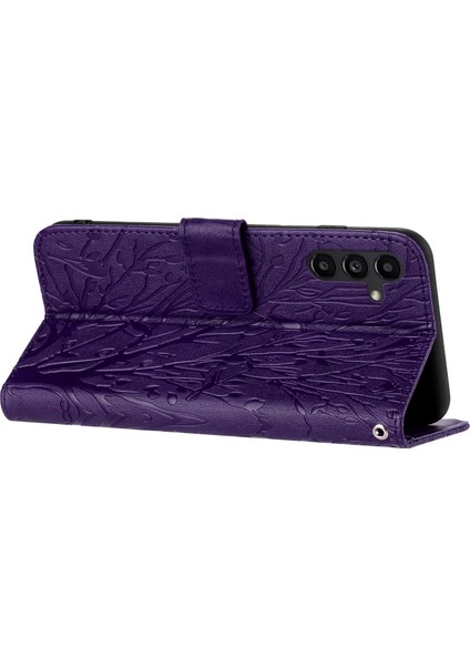 Samsung Galaxy S23 Fe Kasa Koruyucu Deri Telefon Kapağı Stand Cüzdanı (Yurt Dışından)
