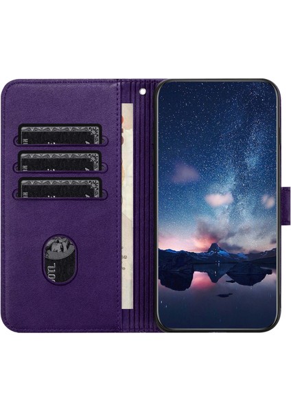 Samsung Galaxy S23 Fe Kasa Koruyucu Deri Telefon Kapağı Stand Cüzdanı (Yurt Dışından)