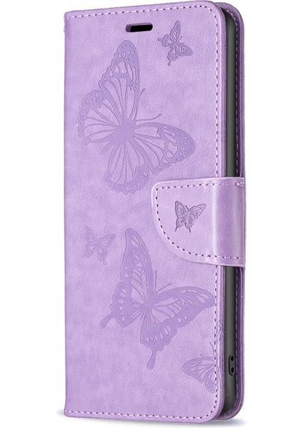 Samsung Galaxy A15 4g Case Butterfly Baskılı Pu Deri Cüzdan Kapağı (Yurt Dışından)