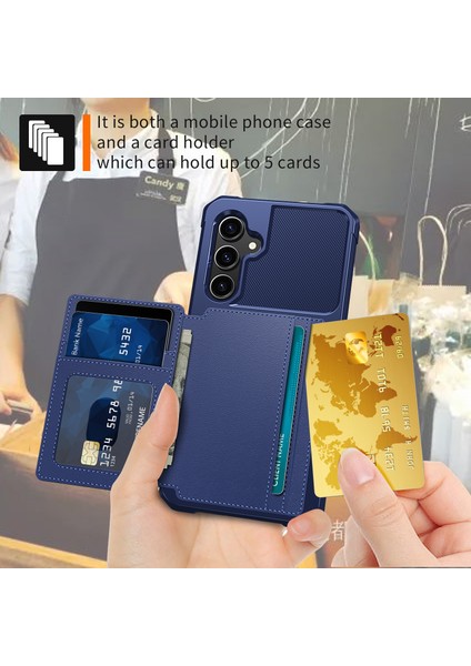 Samsung Galaxy S23 Fe Kart Tutucu Kickstand Telefon Kılıfı Pu Deri Kaplamalı Tpu Arka Kapak (Yurt Dışından) indirimleri