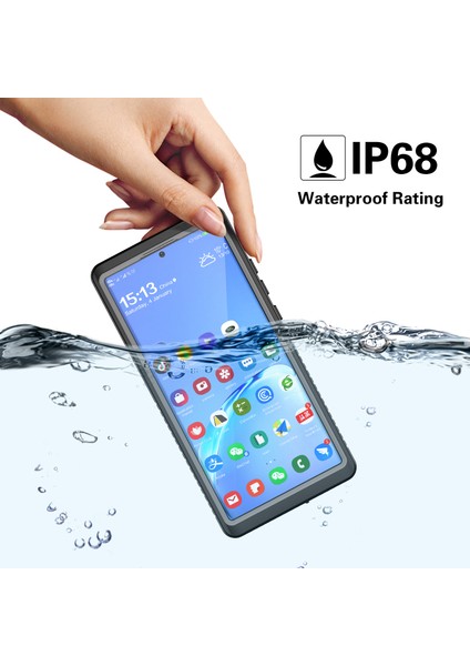 IP68 Su Geçirmez Kılıf Samsung Galaxy NOTE20 Ultra Anti-Düşme Anti-Çizik Yüzme Mobil Kapak (Yurt Dışından) fırsatları