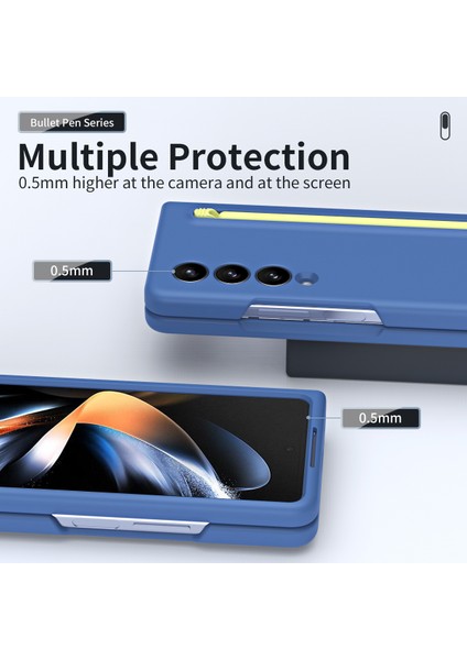 Samsung Galaxy Z Fold4 5g Kılıf Kılıf Pen Kauçuk Pc Katlanır Telefon Kapağı (Yurt Dışından) fırsatları