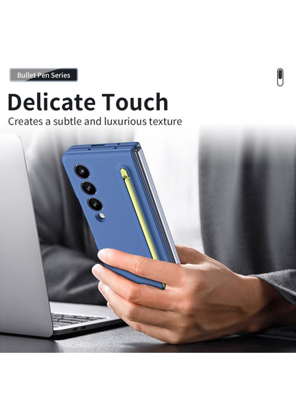 Samsung Galaxy Z Fold4 5g Kılıf Kılıf Pen Kauçuk Pc Katlanır Telefon Kapağı (Yurt Dışından) indirimleri