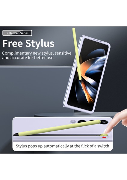 Samsung Galaxy Z Fold4 5g Kılıf Kılıf Pen Kauçuk Pc Katlanır Telefon Kapağı (Yurt Dışından) modelleri