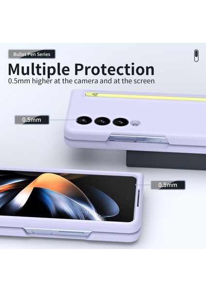 Samsung Galaxy Z Fold4 5g Kılıf Kılıf Pen Kauçuk Pc Katlanır Telefon Kapağı (Yurt Dışından) fırsatları