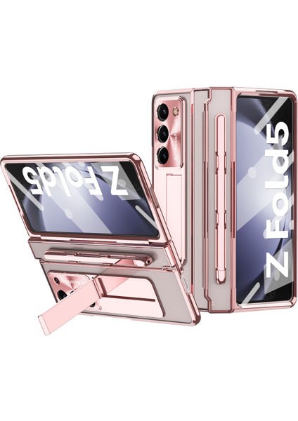 Samsung Galaxy Z Fold5 5g Kickstand Telefon Kasası Pc Katlama Kapağı+Stylus Pen (Yurt Dışından)