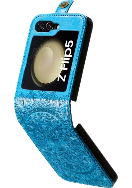 Samsung Galaxy Z Flip5 5g Kart Tutucu Pu Deri Kılıf Katlama Kapağı (Yurt Dışından) modelleri