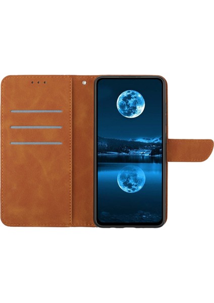 Samsung Galaxy A05 4g Case Pu Pu Deri Basılı Hat Telefon Stand Kapağı (Yurt Dışından)