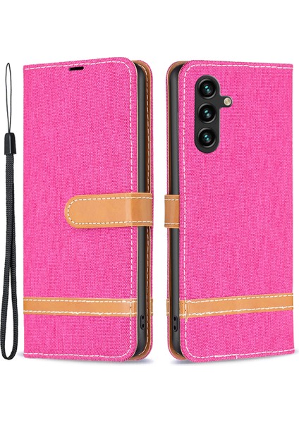 Samsung Galaxy A15 4g Case Kot Kot Derisi Pu Deri Telefon Kapağı (Yurt Dışından)