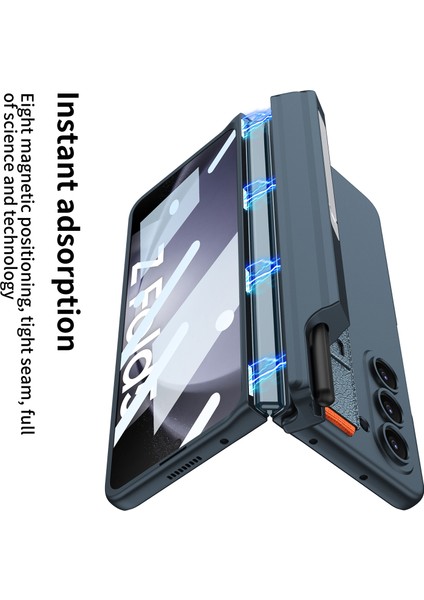 Samsung Galaxy Z Fold5 5g Kasa Kalem Tutucu Bilek Kayış Pc Telefon Kapağı Ön Ekran Filmi (Yurt Dışından) fiyatları