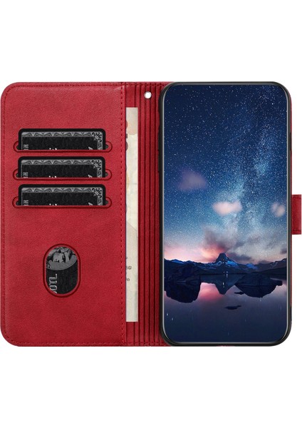 Samsung Galaxy A71 4g SM-A715 Deri Kasa Cüzdan Stand Baskılı Telefon Kapağı (Yurt Dışından)