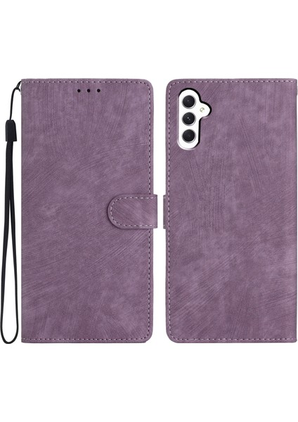 Samsung Galaxy A05S 4g Case Cilt Touch Hissed Hissed Pu Deri Telefon Kapağı (Yurt Dışından)