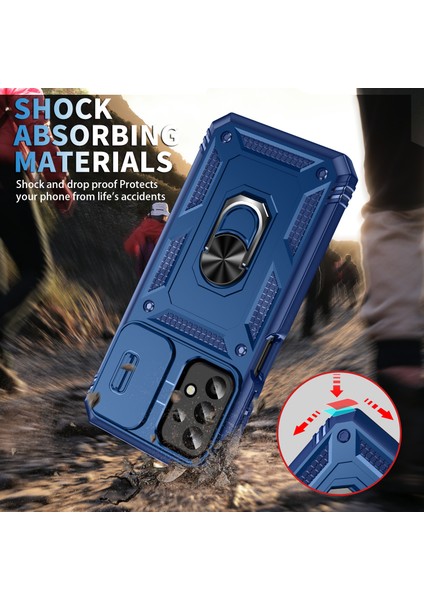 Samsung Galaxy A23 4g / 5g Pc+Tpu Kickstand Case Card Tutucu Telefon Kabuğu (Yurt Dışından) fiyatları