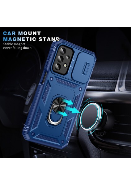 Samsung Galaxy A23 4g / 5g Pc+Tpu Kickstand Case Card Tutucu Telefon Kabuğu (Yurt Dışından) fırsatları