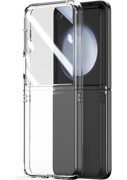 Samsung Galaxy Z Flip5 5g Pc Cilt Touch Telefon Kılıfı Anti-Çizelge Kapağı (Yurt Dışından)