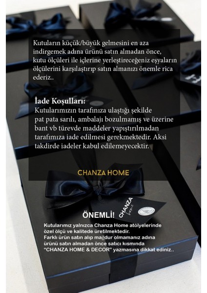 Siyah Orta Boy Sert Kalın Kutu Hasır Detaylı Hediye Kutusu 25 x 19 x 9