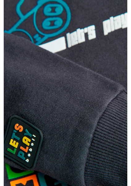 Erkek Çocuk Sweatshirt Antrasit