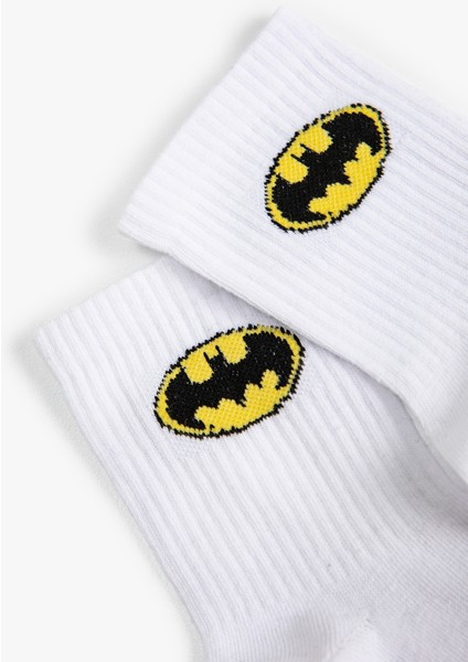 Batman Soket Çorap Lisanslı Işlemeli