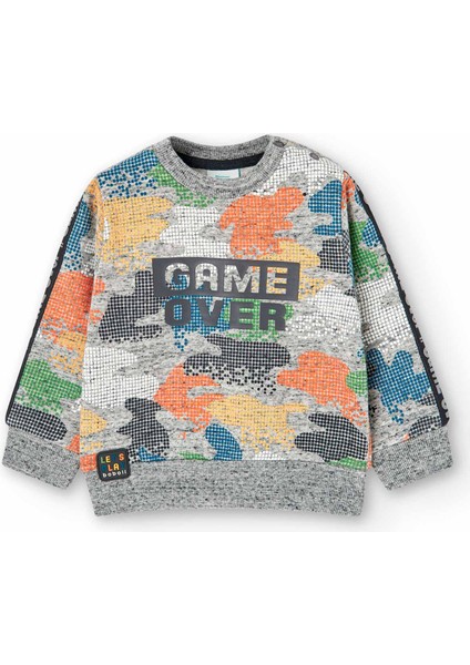 Erkek Çocuk Sweatshirt Desenli