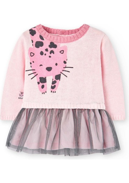 Kız Bebek Elbise Açık Pembe